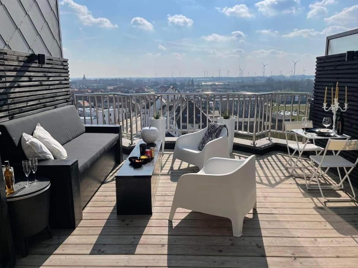 Knokke Heist Baai Modern Dak Appartement . קנוקה-הייסט מראה חיצוני תמונה